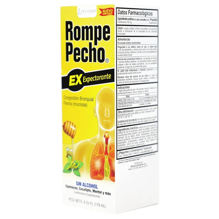 Rompe Pecho EX Congestion Con Miel (Yellow) 6 oz