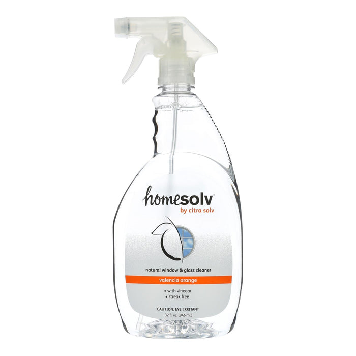 Citra-Solv - homesolv  - Natural Window & Glass Cleaner - Valencia Orange, 32 fl oz, Pack of 6