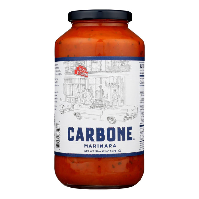 Carbone's Marinara Sauce: Elevate Your Pasta Nights with Authentic Italian Flavor (32 Oz Case)
