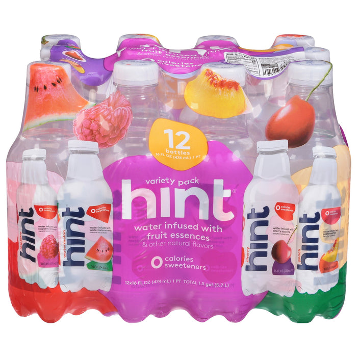 Hint Water 4fl oz Purple Variety Pack - 12 Pack - 1 Each - 12/16 Fl Oz