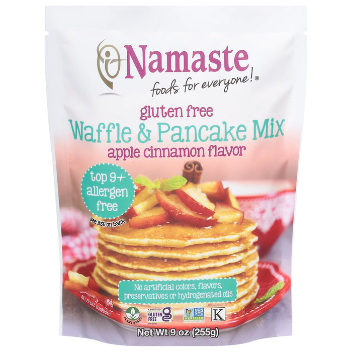 Namaste Foods Gluten Free Waffle & Pancake Apple Cinnamon Mix - 6 Oz Case of 6
