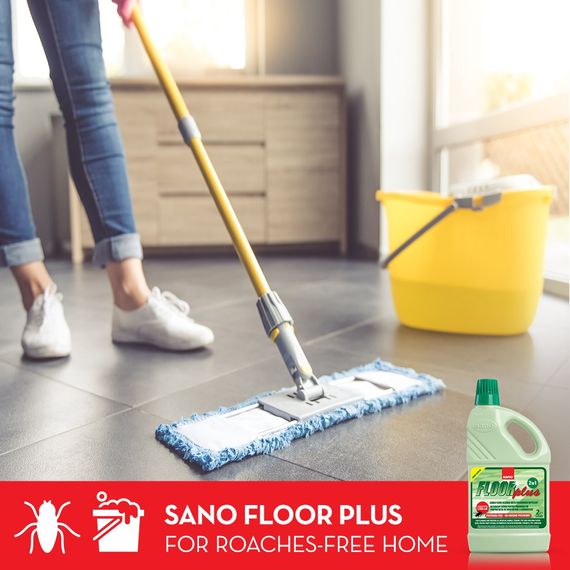 2 in 1 FloorPlus Cleaner | Cockroach Repellent | 2 L | sano