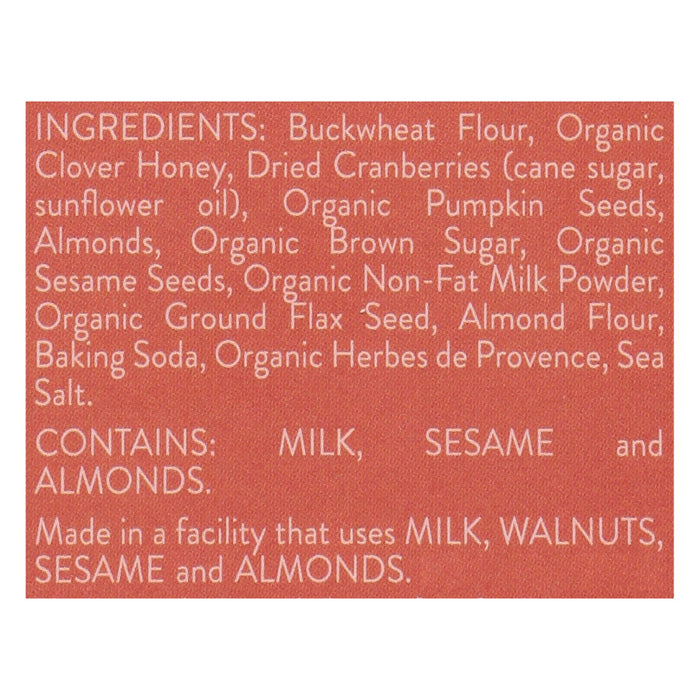 Maine Crisp Cranberry Almond Crisps - Pack of 10, 4 Oz Each