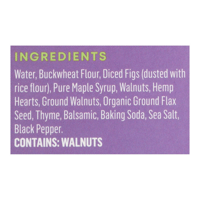 Maine Crisp Fig and Thyme Savory Crisps - Case of 10 - 4 Oz