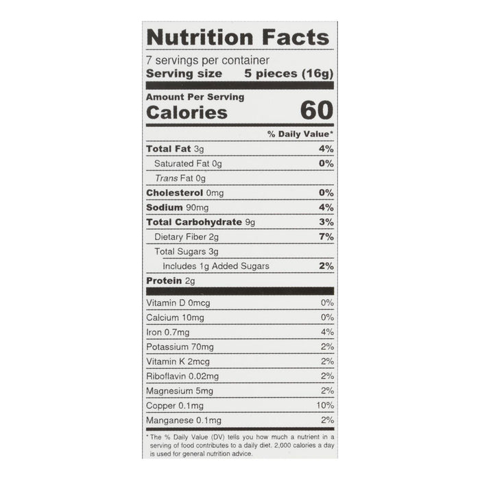 Maine Crisp Fig and Thyme Savory Crisps - Case of 10 - 4 Oz