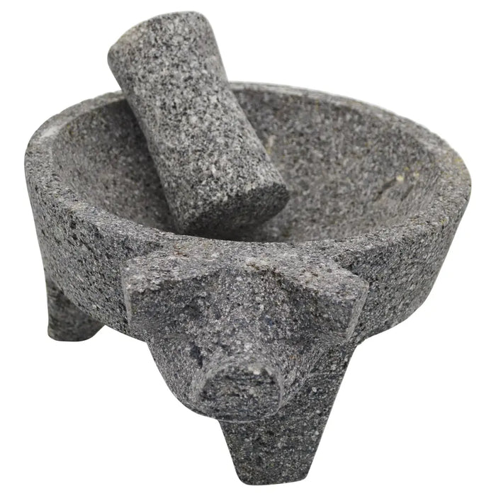 Pig Head Molcajete Natural Stone 8"