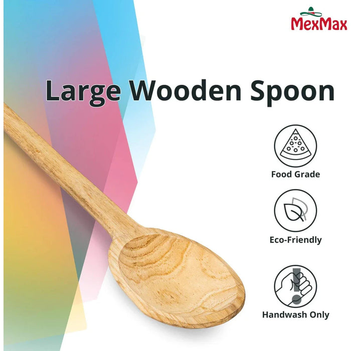 Wooden Spoon, Cuchara De Madera Large 23"