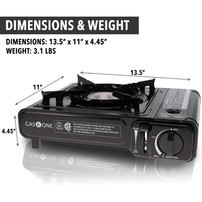 Butane Stove Tabletop with CSA Permit strd