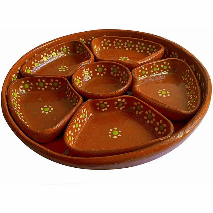 Divided Serving Plate/ Plato Botanero 11.5"