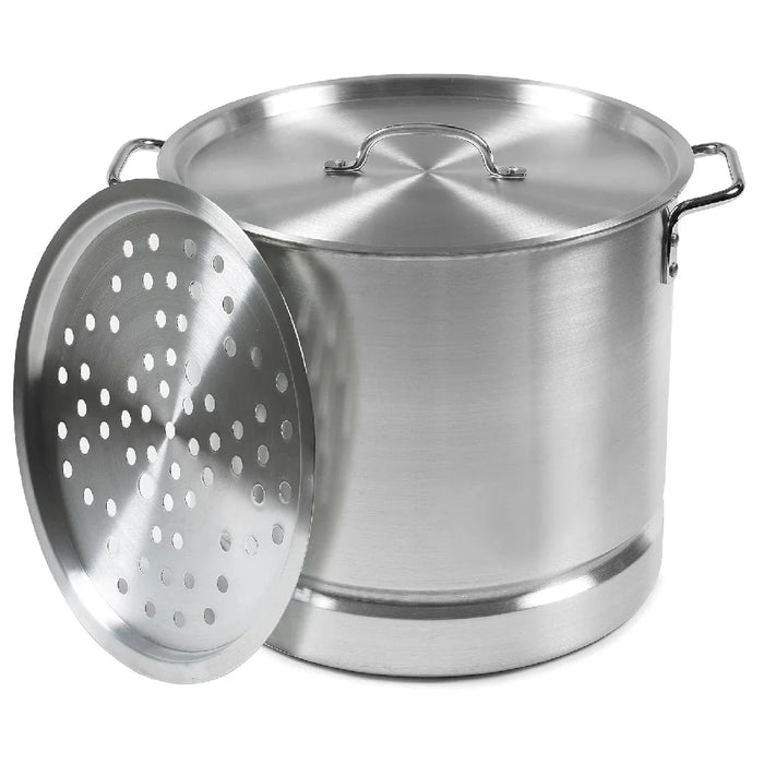 Imusa Aluminum Steamer Set (8, 12, 16, 20 qrt) 4 Pot Set