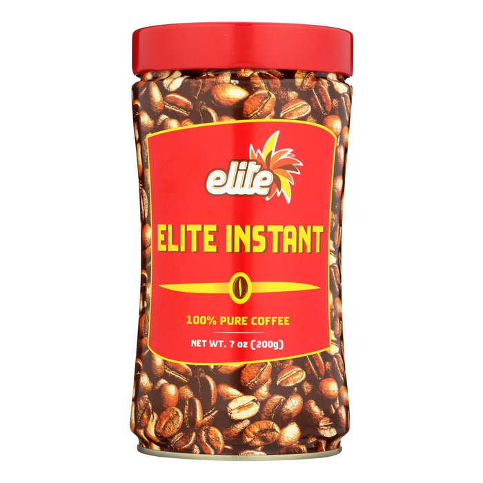 Elite Pure Instant Coffee  - Pack of 12 - 7 Oz