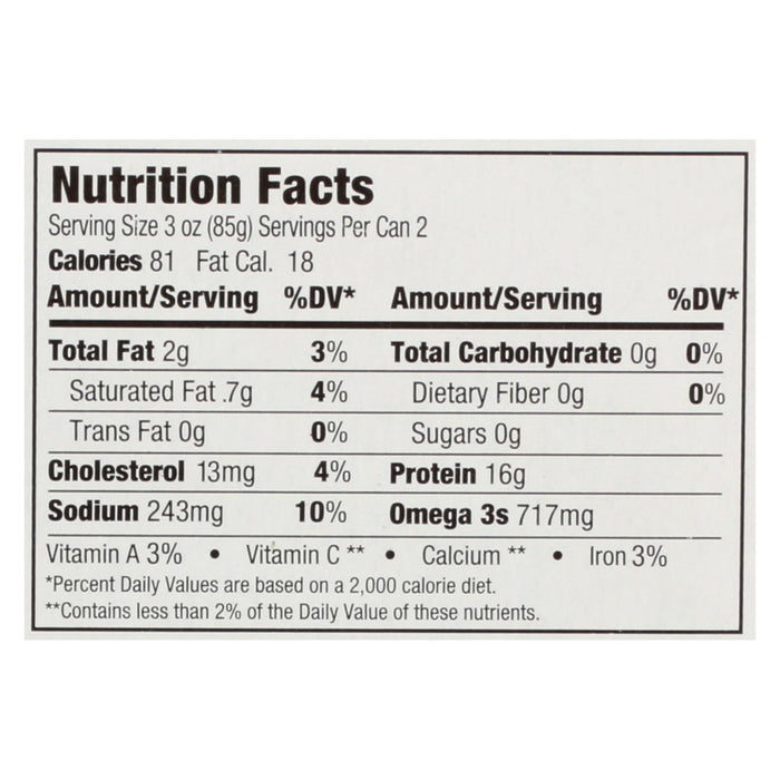 Henry & Lisa's Natural Seafood Premium Quality Wild Alaskan Pink Salmon - 12 Pack - 6 Oz.