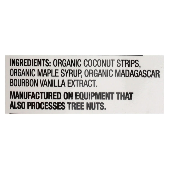 Made In Nature Organic Toasted Coconut Chips - Maple Madagascar Vanilla Flavor - 3 Oz (Pack of 6)