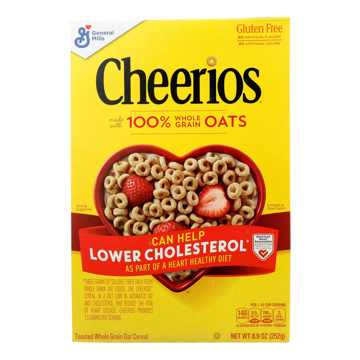 General Mills Cheerios Whole Grain Oat Cereal – Heart-Healthy & Gluten-Free – Pack of 12 (8.9 oz Each)
