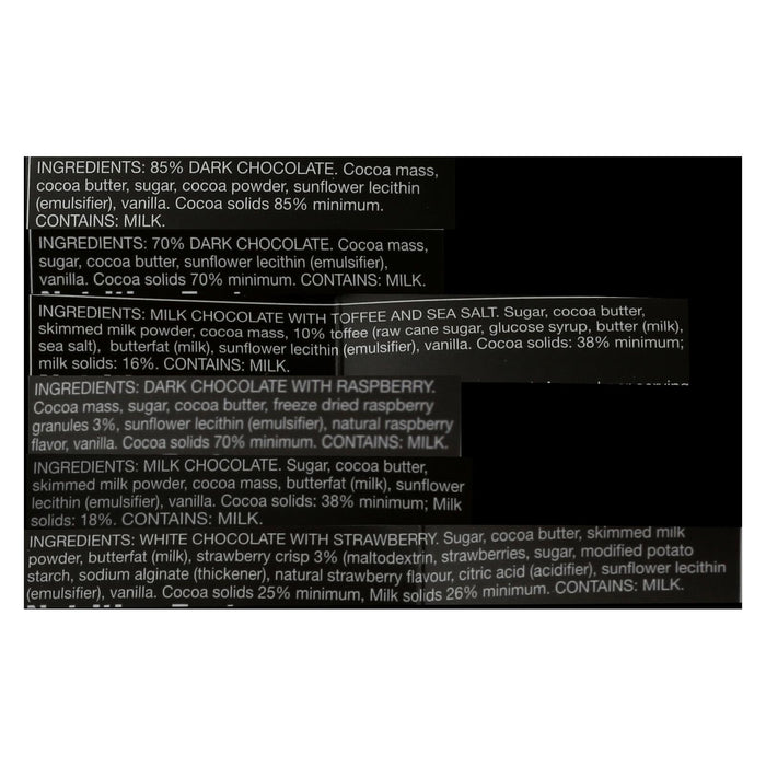 Divine Chocolate Mini-Bar Flight Collection Chocolate Bars - 12 Pack - 3.2 Oz.