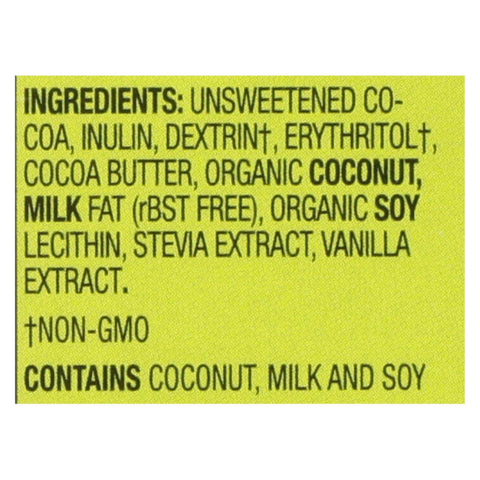 Lily's Sweets Dark Chocolate Bar: 55% Cocoa, Coconut - 3 Oz Bars (Pack of 12)