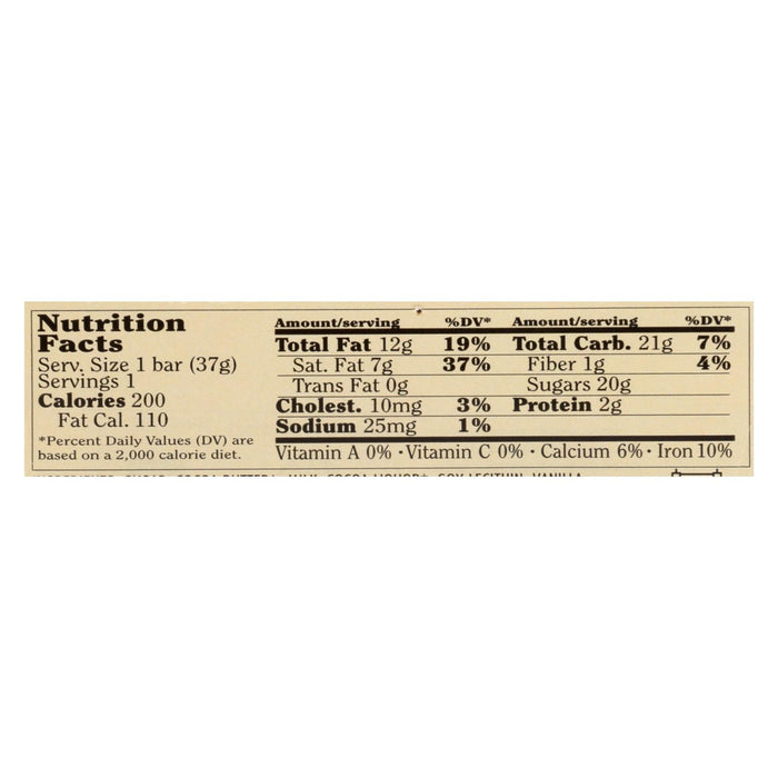 Chocolove XOXOX Premium Pure Milk Chocolate Mini Bars - 1.3 Oz - Pack of 12