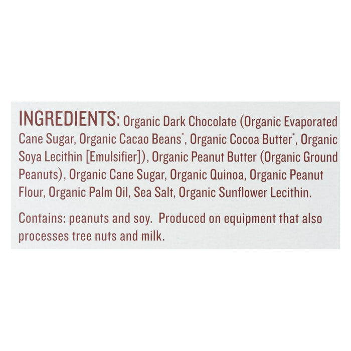 Justin's Dark Chocolate Covered Peanut Butter Crisp - 12 Pack (1.32 oz Each)