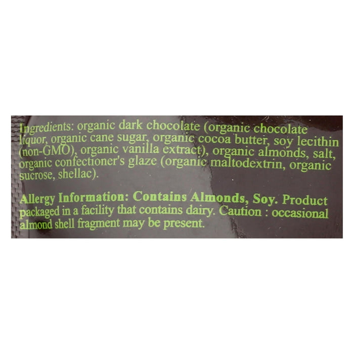 Next Organics Organic Dark Chocolate Almonds 4 Oz. (Case of 6)