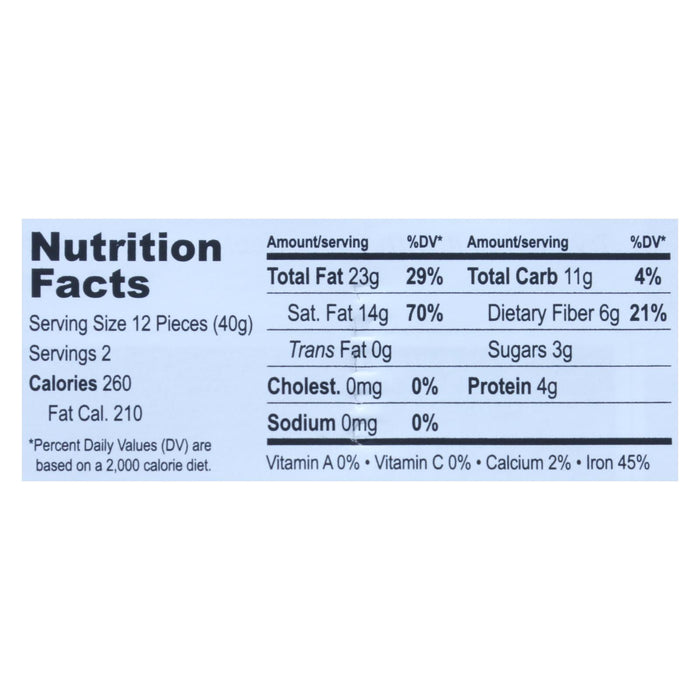 Equal Exchange Organic 92% Cacao Dark Chocolate Bar - Pack of 12, 2.8 Oz