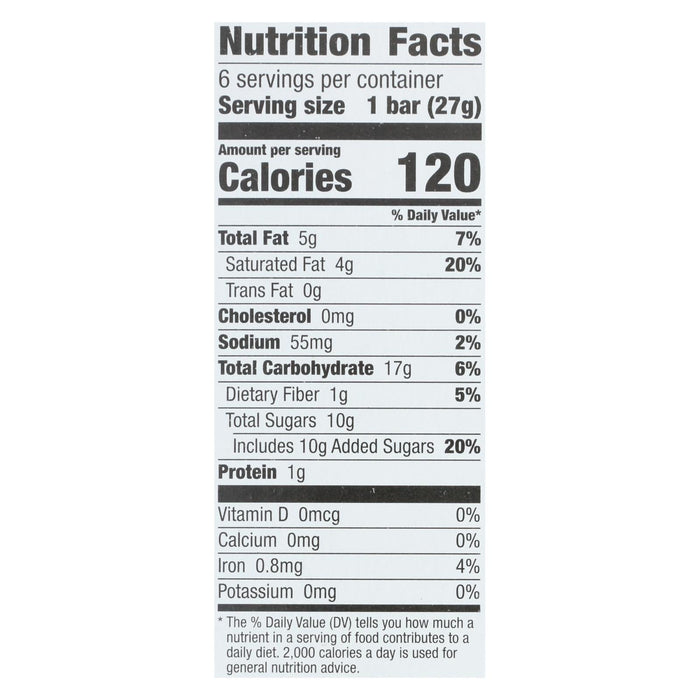 Larabar Kid's Chocolate Chip Cookie Bar, Pack of 8, 6/0.96 oz
