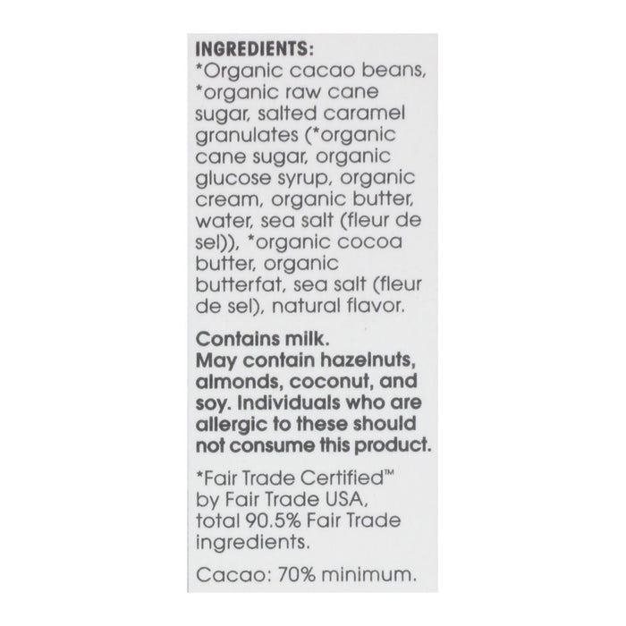 Alter Eco Americas Organic Dark Salted Burnt Caramel Chocolate Bar - 2.82 Oz Bars