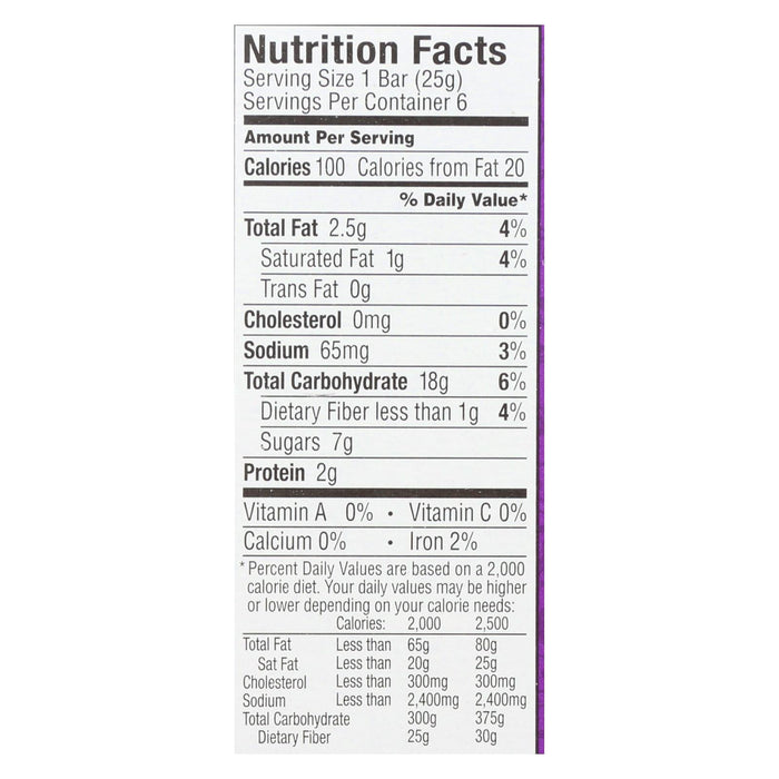 Annie's Homegrown Organic Chocolate Chip Chewy Granola Bars - Case of 12 - 5.34 oz. Each