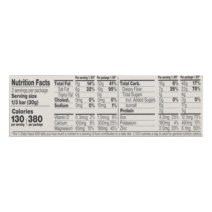 Chocolove XO Dark Chocolate Blueberry & Elderberry Bar - 3.2 Oz, Case of 12