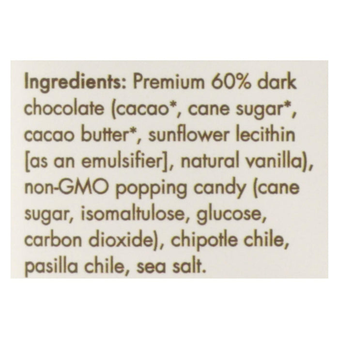 Chuao Firecracker Dark Chocolate Bar - 2.8 Oz., Case of 12