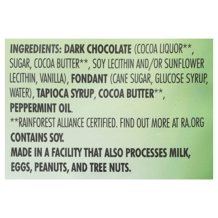 Chocolove Mint Creme Dark Chocolate Bites - 3.5 Oz - Case of 8