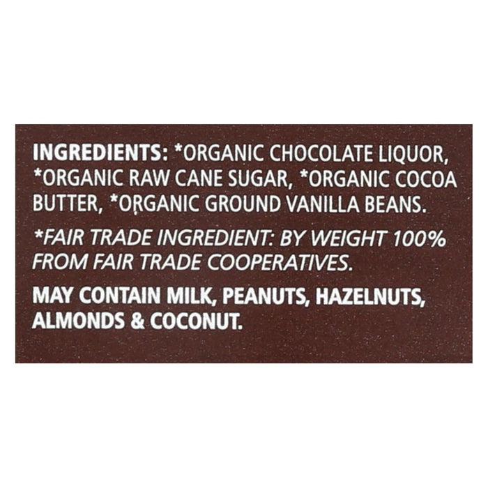 Equal Exchange Organic Dark Chocolate Panama Extra, Pack of 12, 2.8 Oz. Bars