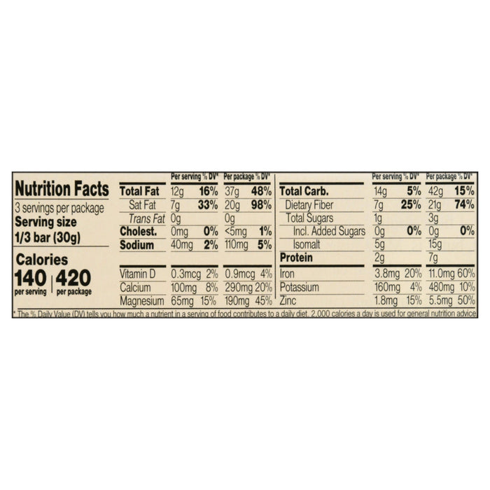 Chocolove XO Dark Chocolate Bar with Salted Almond Butter - 10-Pack - 3.2 oz Each