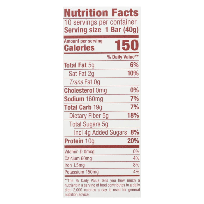 Thinkthin Chocolate Almond Protein + Fiber Bar - 1.41 Oz - Pack of 10