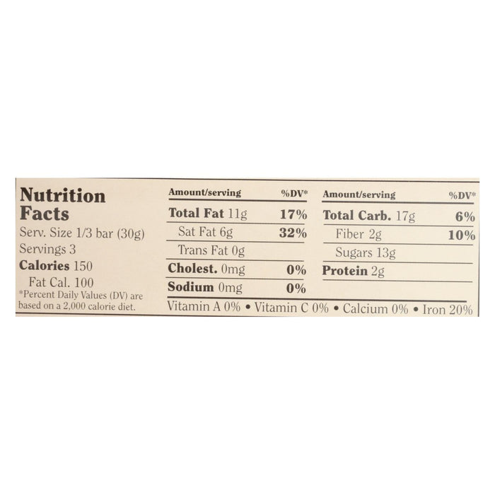 Chocolove Xoxox Premium Dark Chocolate Bar, 3.2 Oz, Case of 12