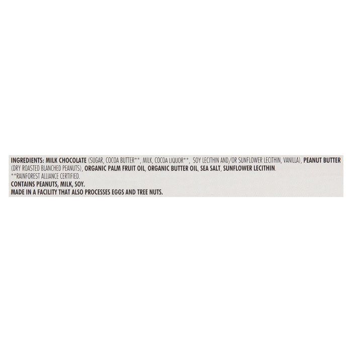 Chocolove Salt Peanut Butter Filled Milk Chocolate Bar - 3.2 Oz (10-Pack)