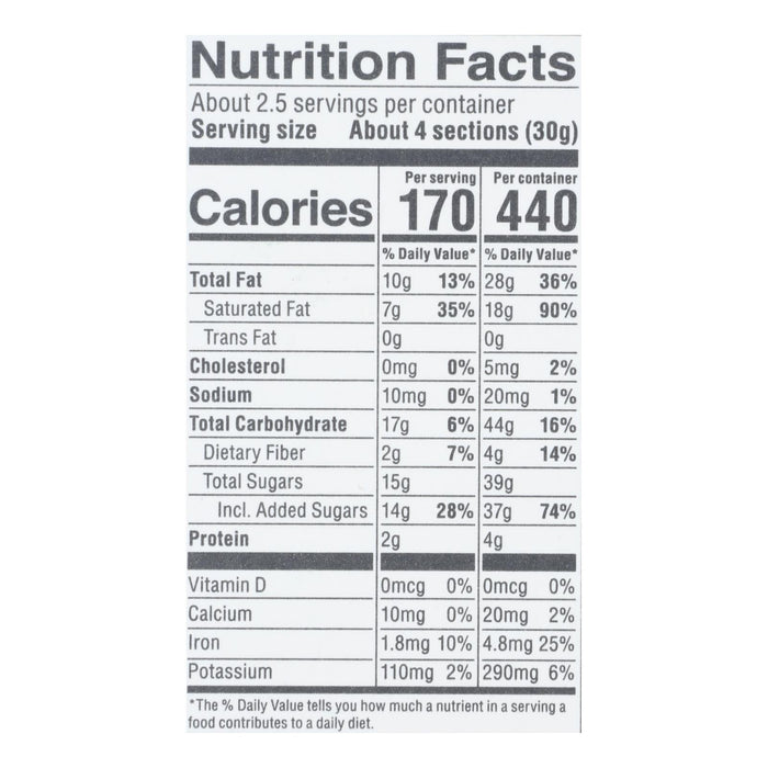 Alter Eco Americas Organic Dark Coconut Toffee Chocolate Bar (2.82 Oz, Pack of 12)