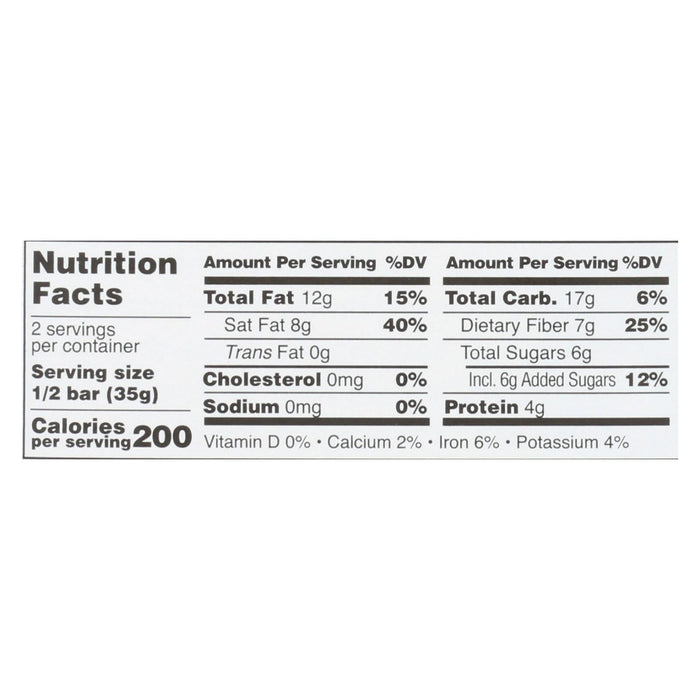 Taza Chocolate Organic Cacao Crunch Dark Chocolate Bar (Case of 10 - 2.5 Oz.)