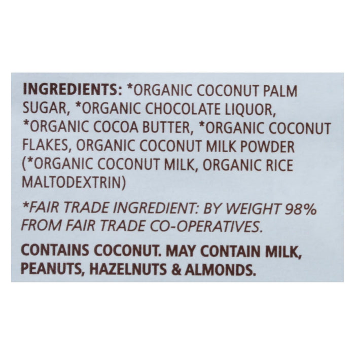 Equal Exchange Organic Dark Chocolate Coconut Bars - 12 Bars - 2.8 Oz