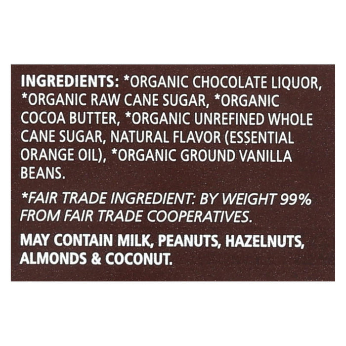 Equal Exchange Organic Orange Chocolate - 2.8 Oz. Case of 12