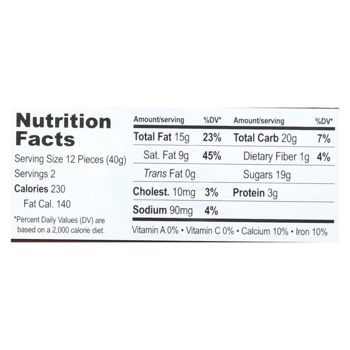 Equal Exchange Organic Dark Chocolate Caramel Crunch with Sea Salt - 2.8 oz. - Case of 12