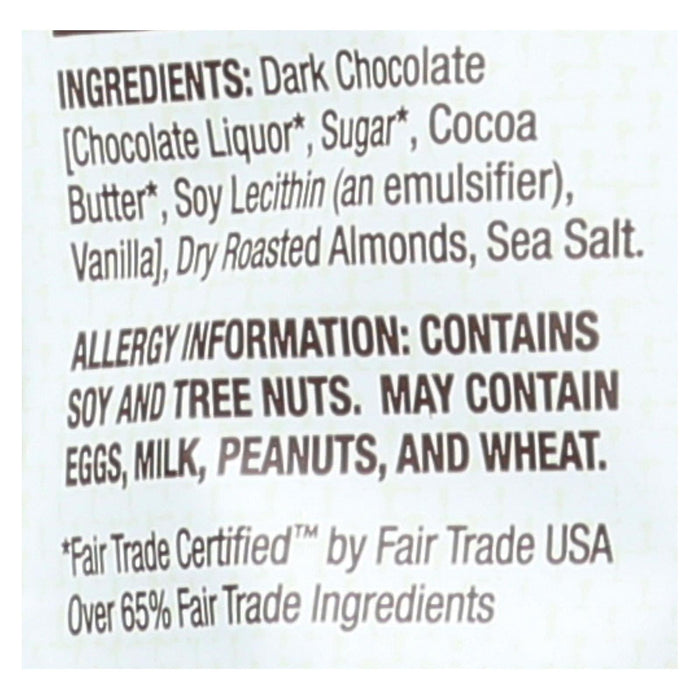 Bark Thins Dark Chocolate Almond with Sea Salt - 10 Oz. Pack of 9