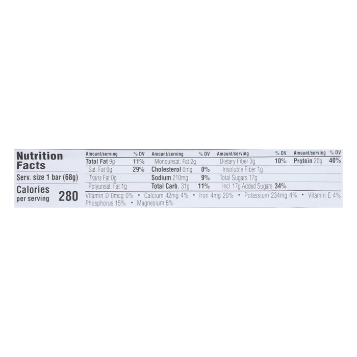 Clif Builder's Bar Chocolate Snack, 2.4 Oz - Pack of 12