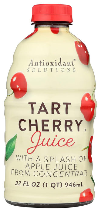 Antioxidant Solutions 100% Tart Cherry Juice - Pack of 6 - 32 Fl Oz