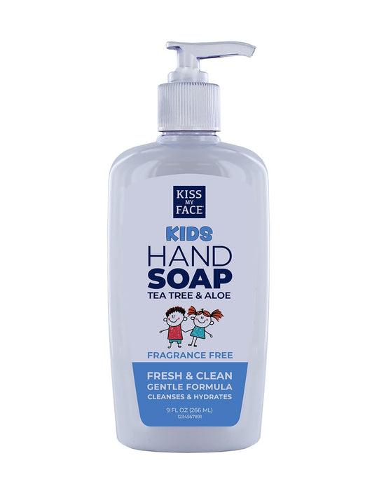 Kiss My Face Fragrance-Free Kids Hand Soap, 9 fl oz