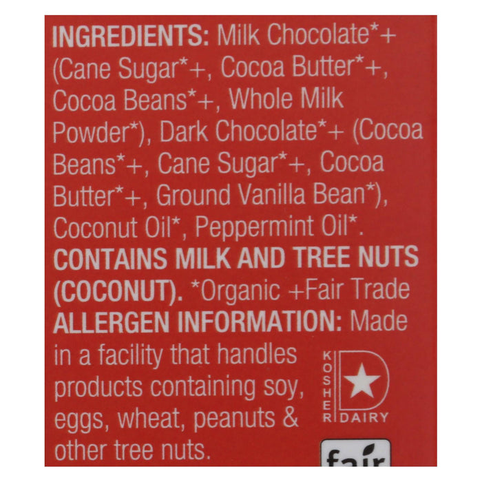 Theo Chocolate Peppermint Cocoa Cups, 5 Oz - Case of 12