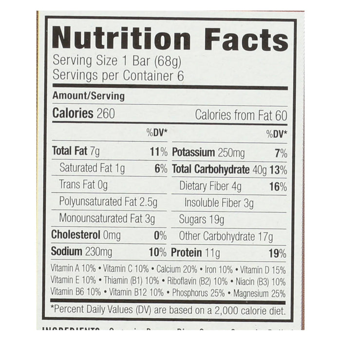Clif Bar Organic Crunchy Peanut Butter - Case of 9 - 2.4 Oz (Pack of 6)