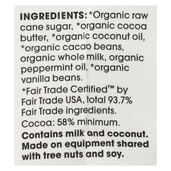 Alter Eco Organic Mint Creme Dark Chocolate Truffles (Case of 8 - 4.2 Oz.)