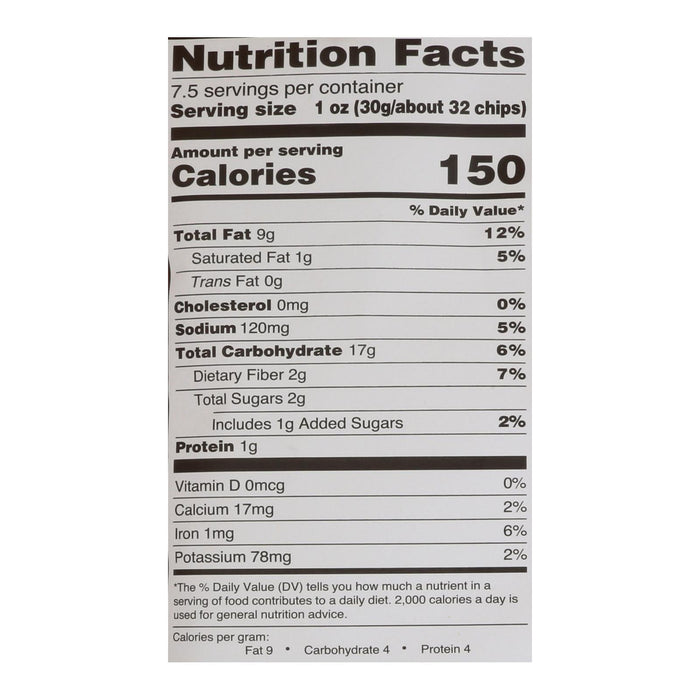 R. W. Garcia Organic Bar-B-Q Corn Chips - 7.5 oz Pack (Case of 12)