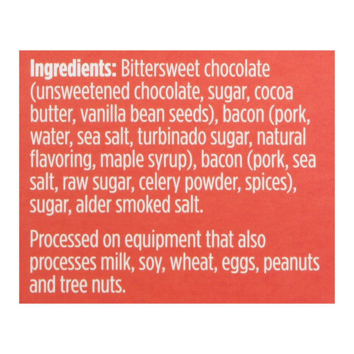 Vosges Haut-Chocolat 62% Cacao Uncured Mo's Dark Bacon Bites - Case of 12 - 3 Oz