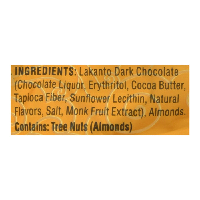 Lakanto Chocolate Covered California Almonds | Case of 8 - 4 Oz Bags